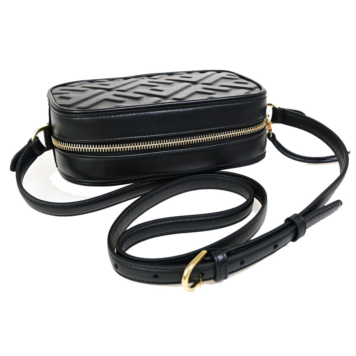 Fendi Camera Bag Zucca Embossed Leather