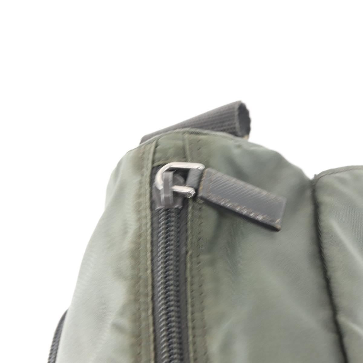 Prada Double Buckle Flap Messenger Bag Tessuto