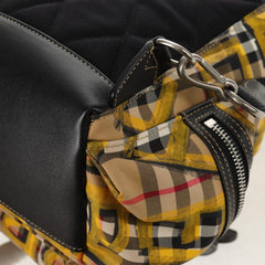 Burberry Graffiti Rucksack Backpack Vintage Check Canvas