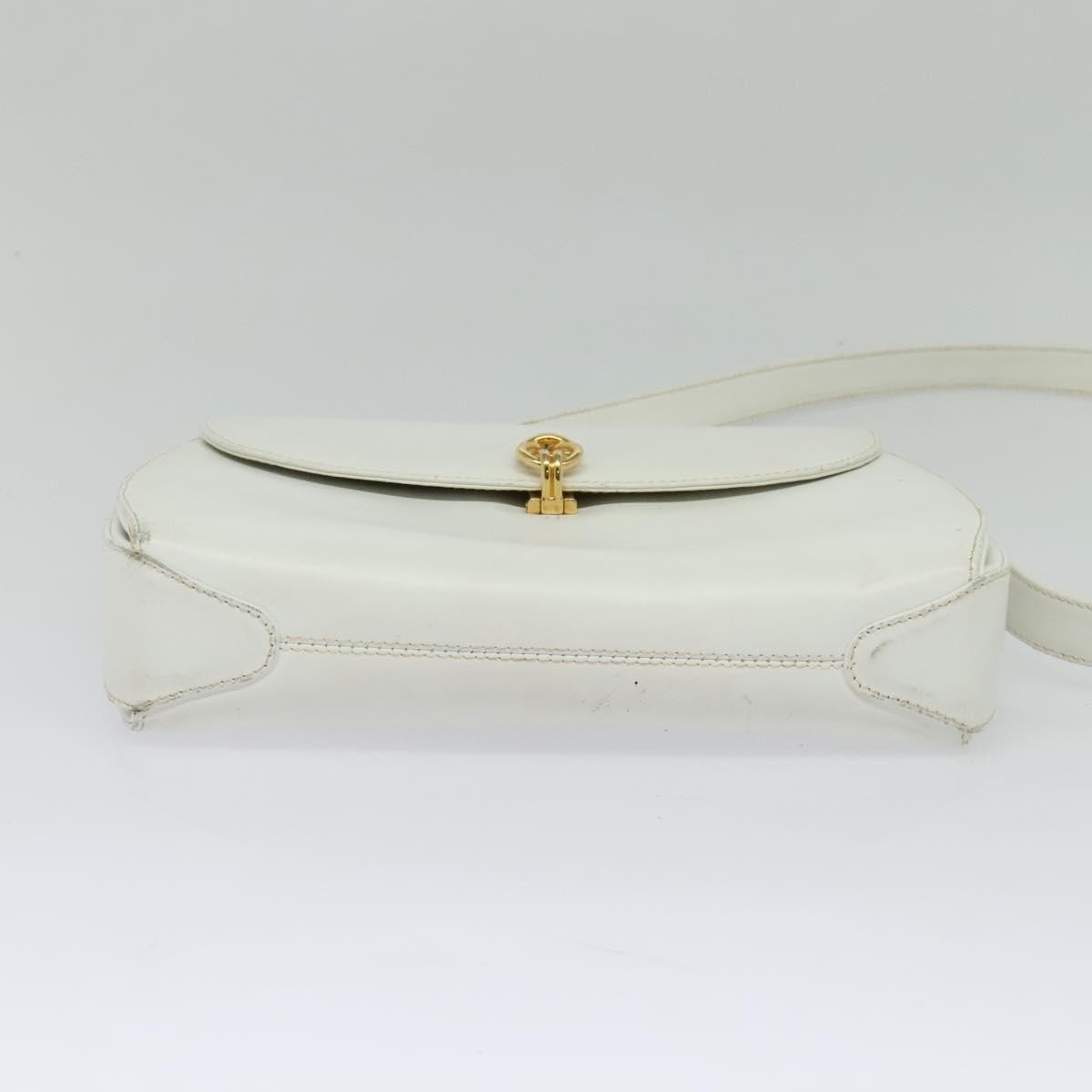 Gucci Vintage Flap Crossbody Bag Leather