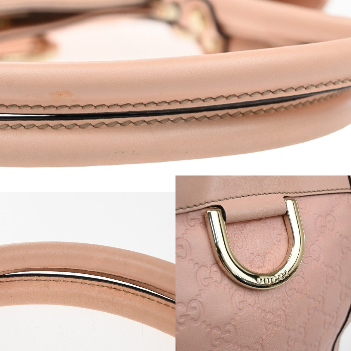 Gucci D-Ring Shoulder Bag Leather