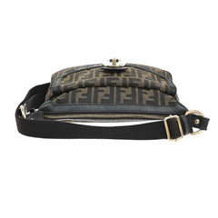 Fendi Chef Zip Crossbody Bag Zucca Canvas