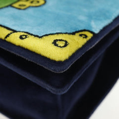 Prada Cahier Crossbody Bag Printed Velvet