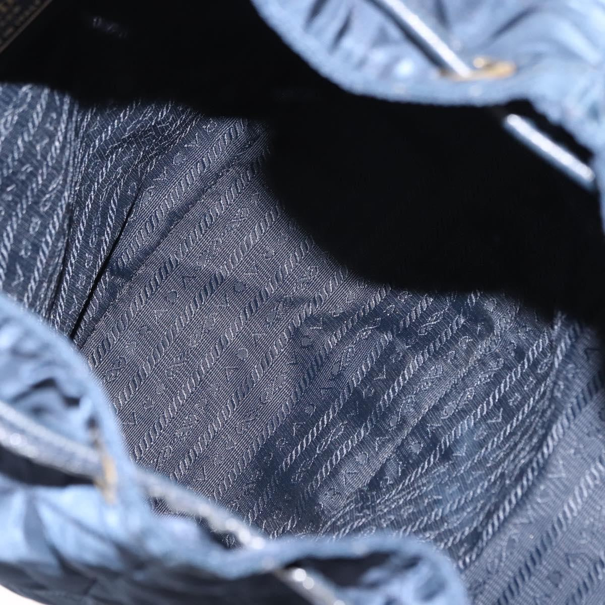 Prada Buckle Backpack Quilted Tessuto