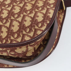 Christian Dior Vintage Trotter Shoulder Bag Canvas