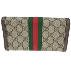 Gucci Ophidia Continental Wallet GG Coated Canvas