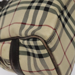 Burberry Nova Check Bowling Bag Canvas