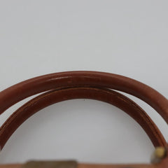 MCM Visetos Handbag Canvas and Leather