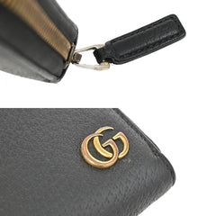 Gucci GG Marmont Zip Around Wallet Leather