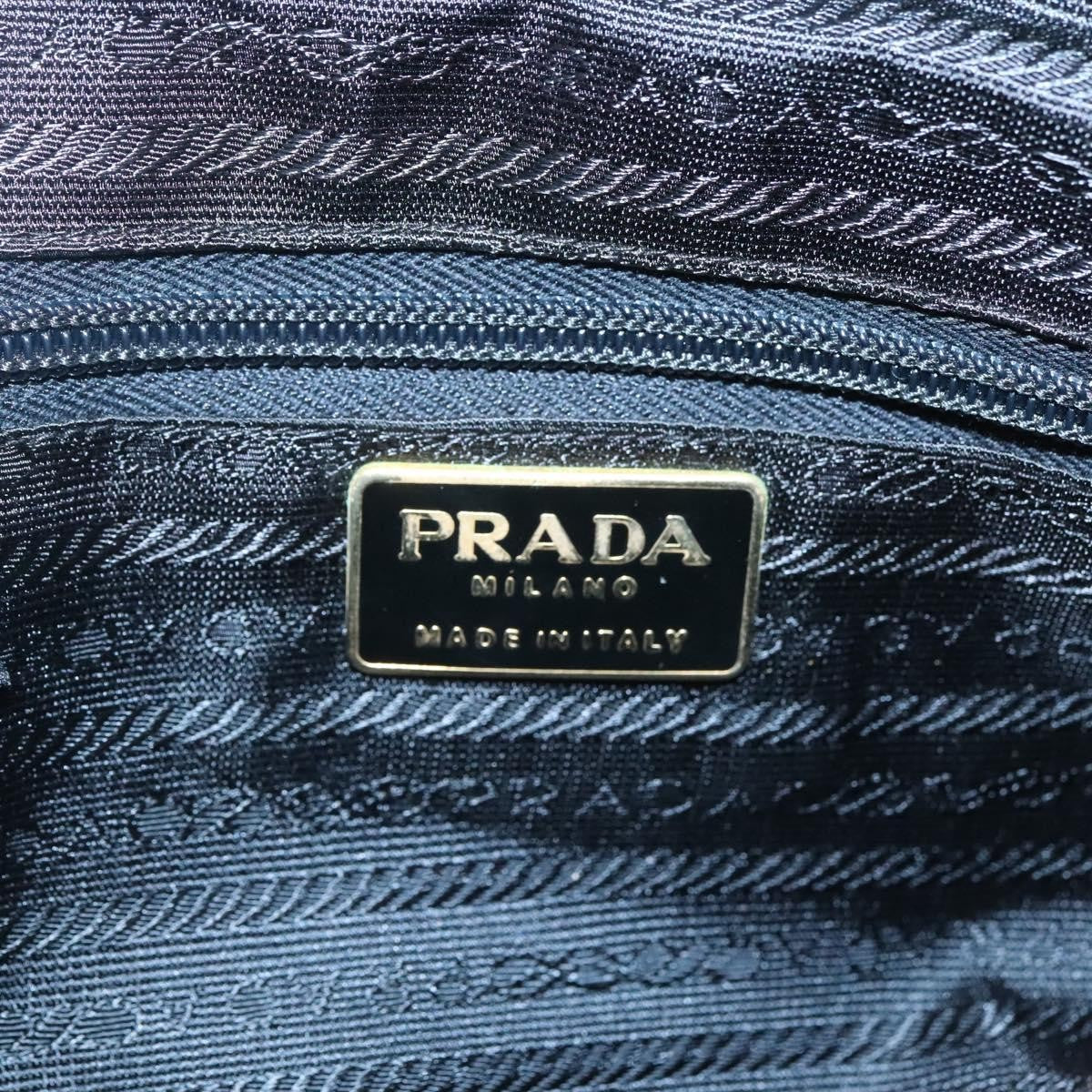 Prada Chain Shoulder Bag Quilted Tessuto