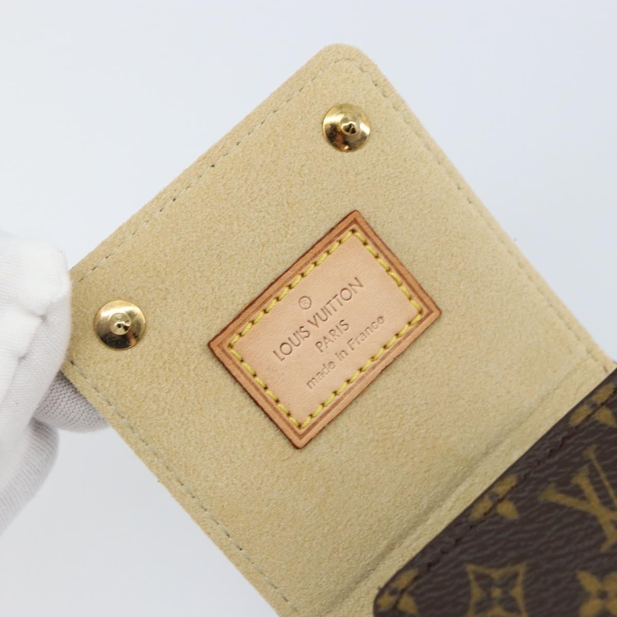 Louis Vuitton CASE JEWELRY BOX Canvas