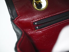 Chanel Vintage Round Flap Bag Quilted Lambskin