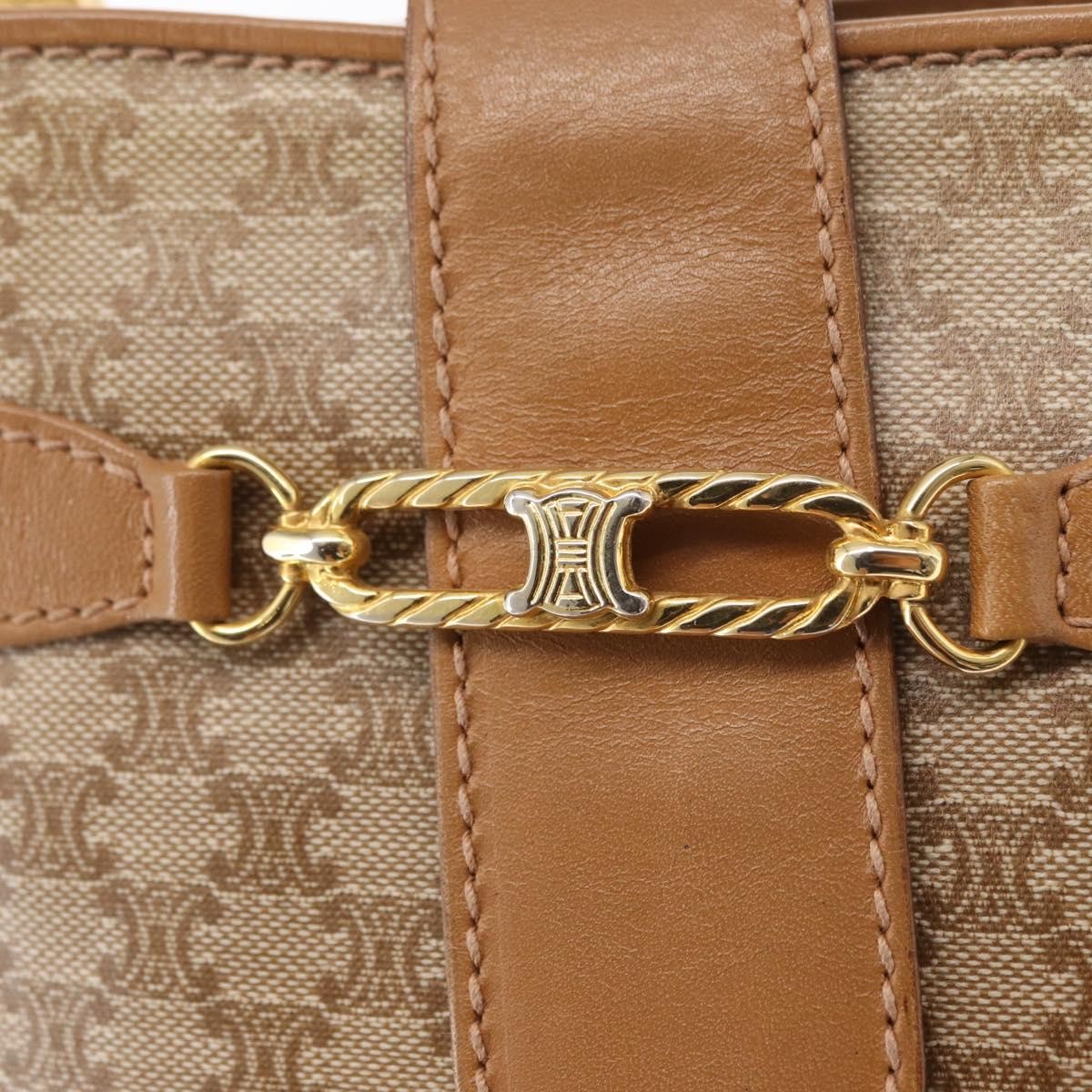 Celine Vintage Macadam Shoulder Bag Canvas