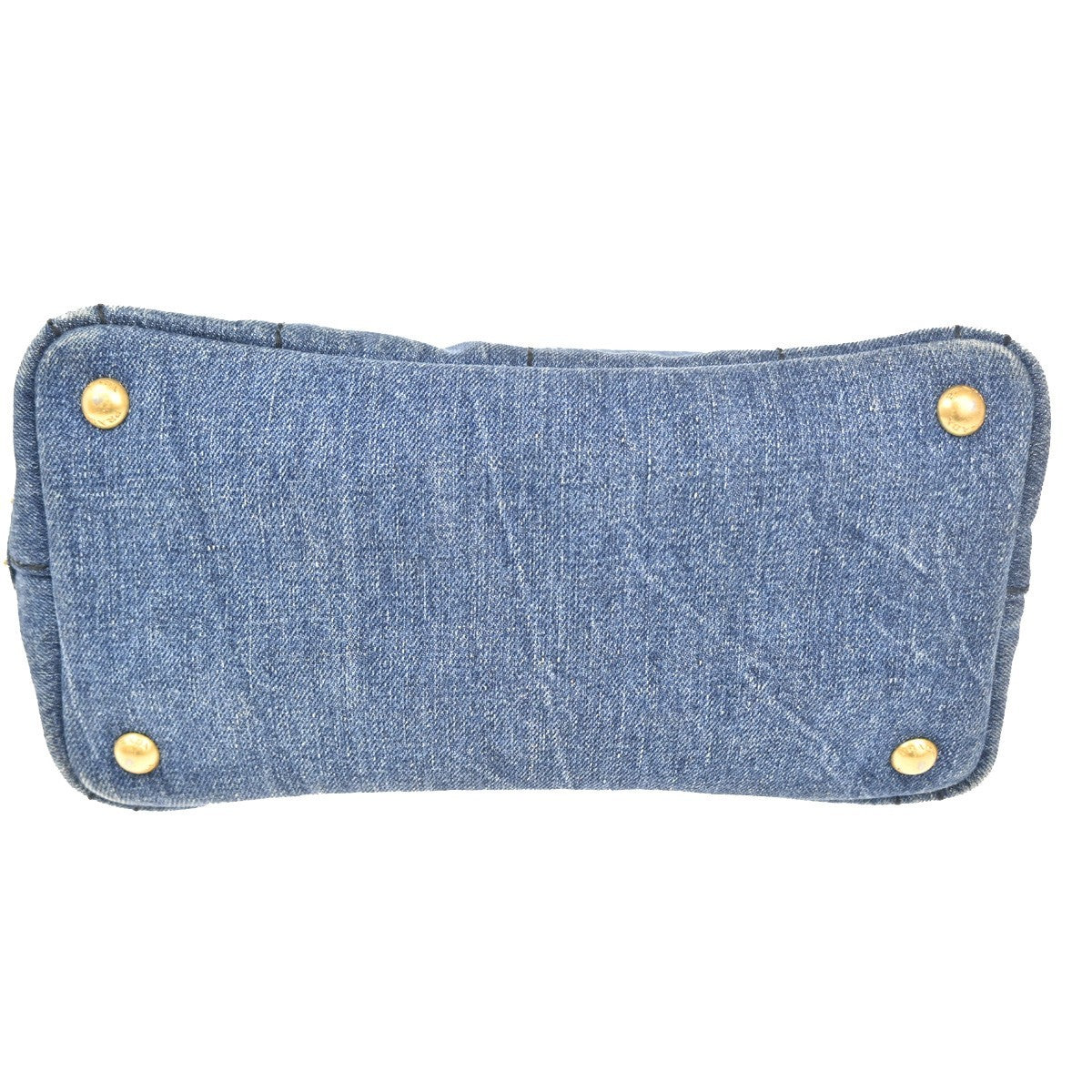 Prada Canapa Convertible Tote Denim