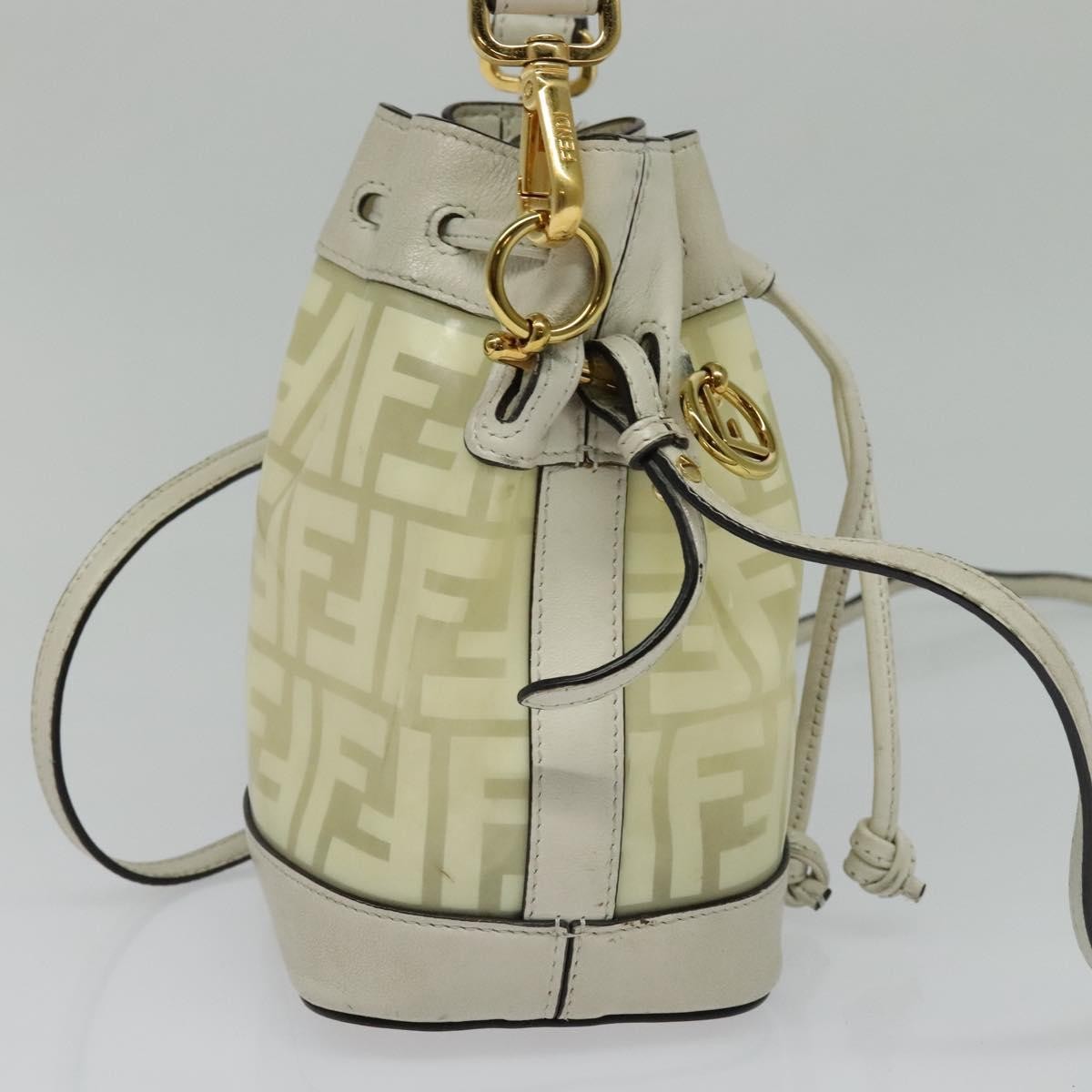 Fendi FF Logo Mon Tresor Bucket Bag Canvas