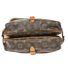 Louis Vuitton Saumur Handbag Monogram Canvas