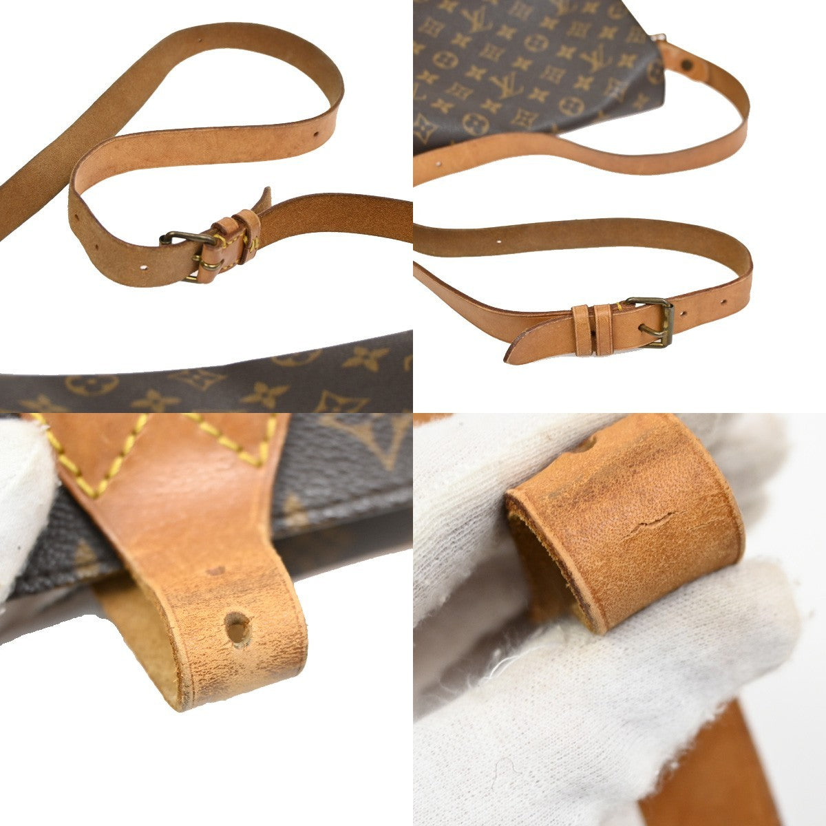 Louis Vuitton Cartouchiere Handbag Monogram Canvas
