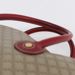 Celine Vintage Macadam Handbag Canvas and Leather