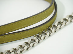 Fendi Double Baguette Embroidered Studded Leather