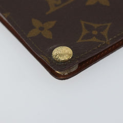 Louis Vuitton Porte Cartes Pression Card Case Monogram Canvas