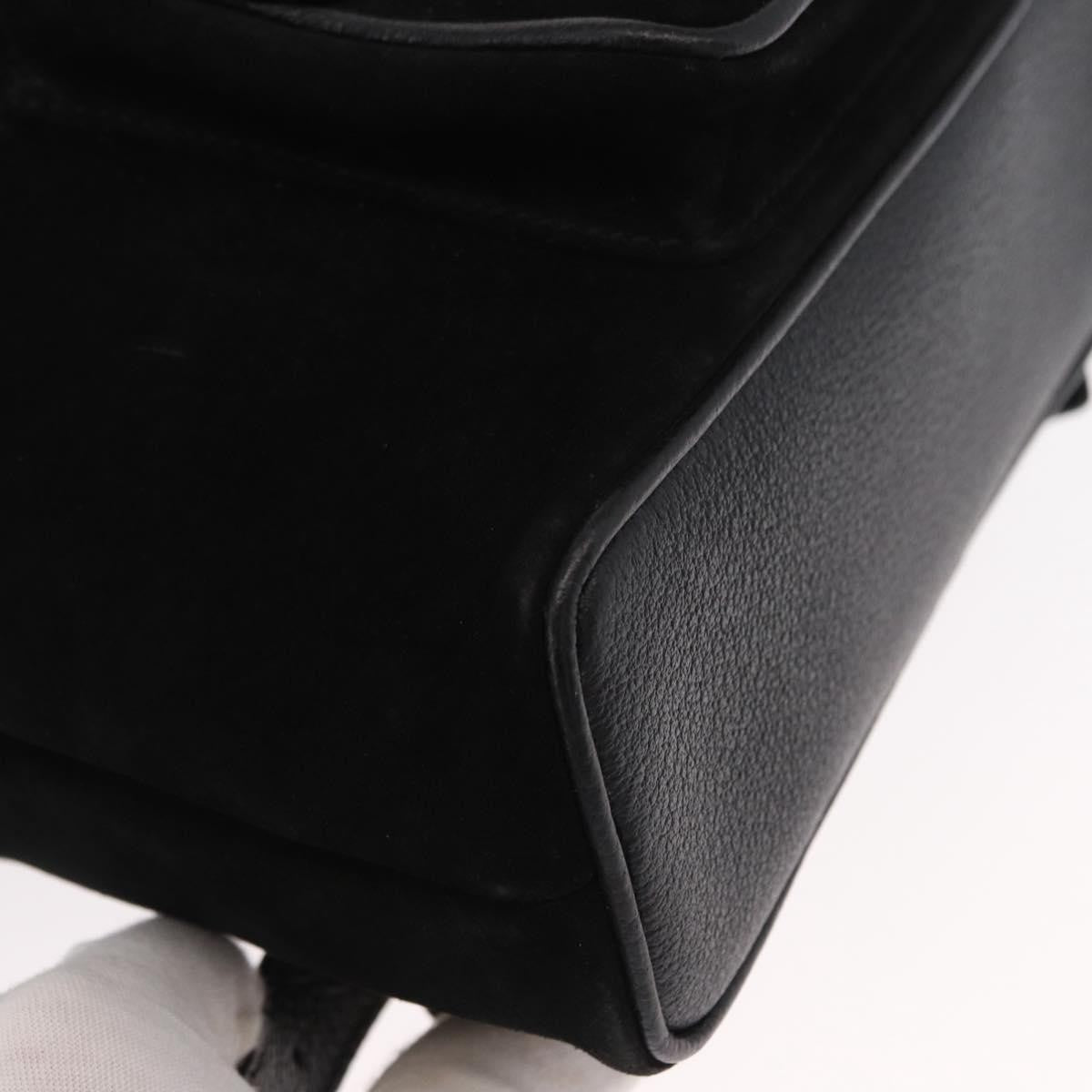 Gucci Vintage Bamboo Backpack Suede