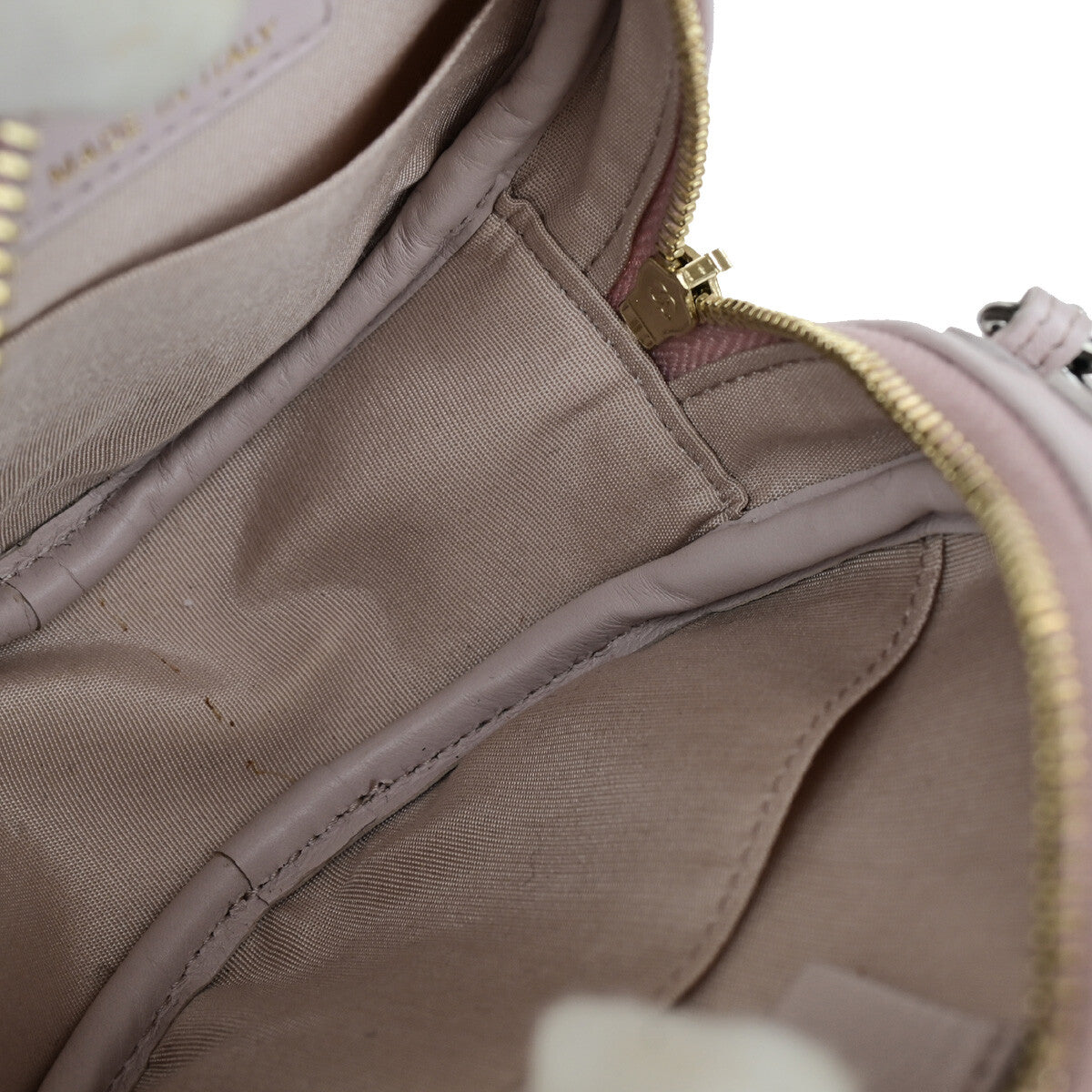 Chanel 19 Round Clutch with Chain Quilted Shearling