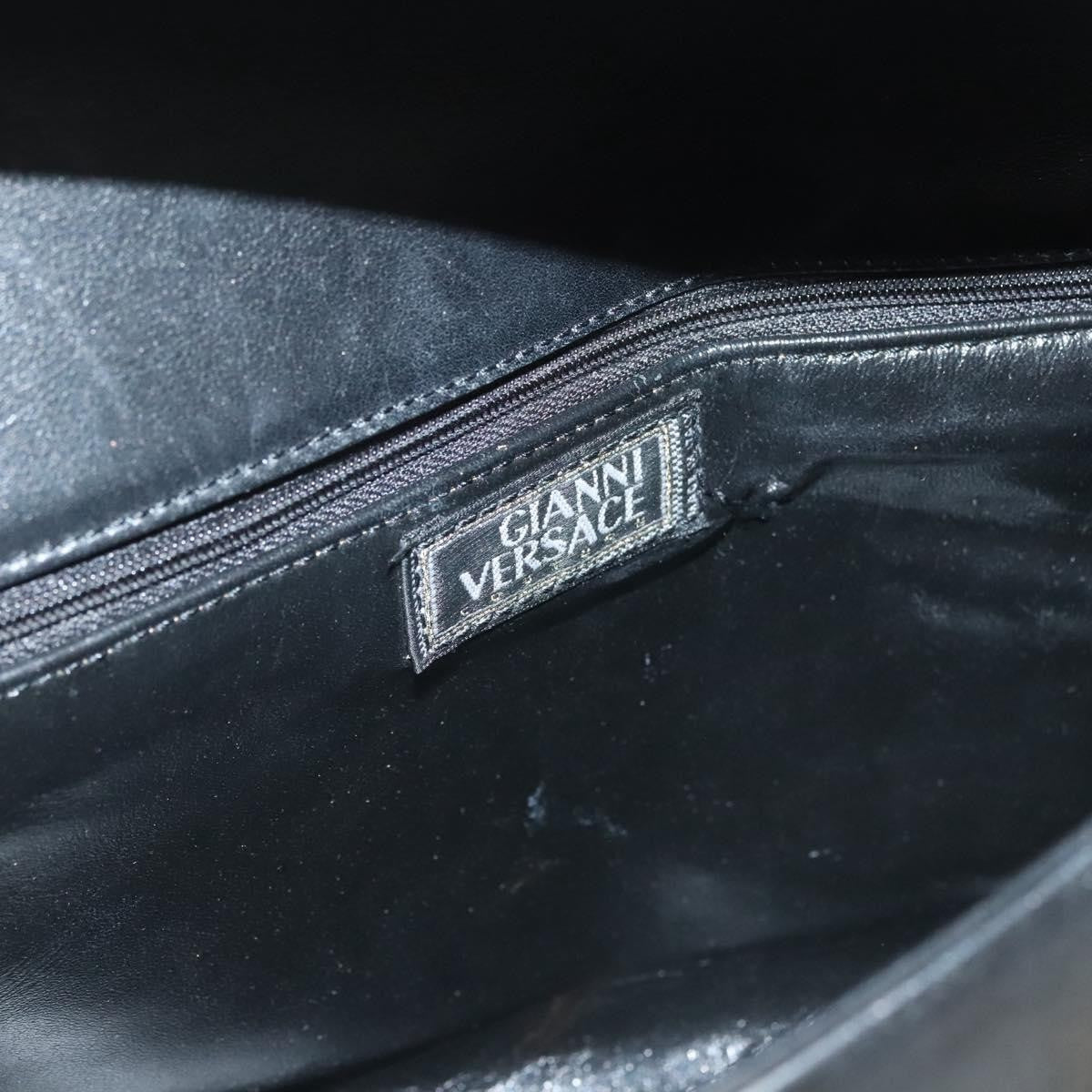 Versace Vintage Flap Shoulder Bag Leather