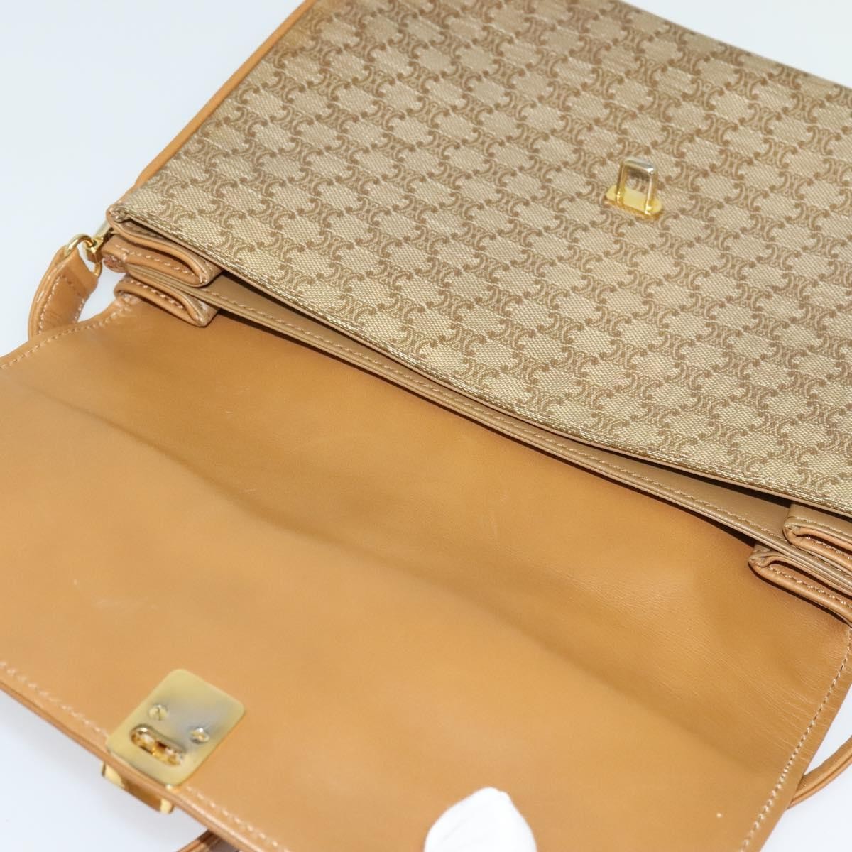 Celine Macadam Shoulder Bag PVC Leather