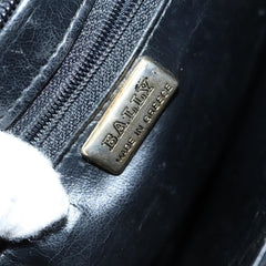 Bally Vintage Chain Shoulder Bag Quilted Leather