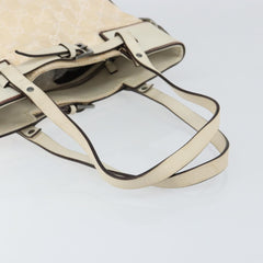 Gucci Belted Bucket Tote GG Canvas with Leather