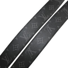Louis Vuitton LV Initiales Belt Monogram Eclipse Leather