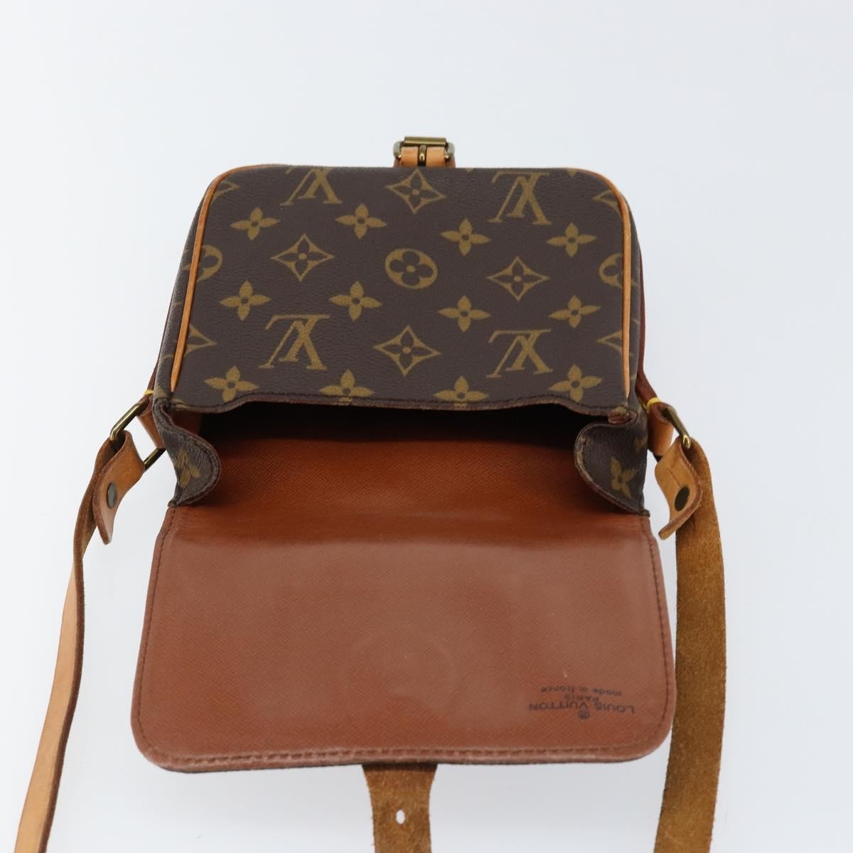 Louis Vuitton Cartouchiere Handbag Monogram Canvas