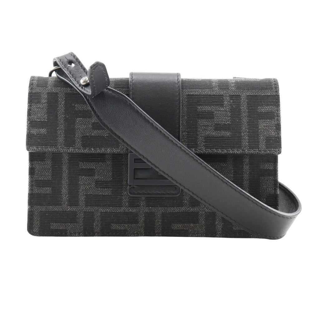 Fendi Baguette Convertible Belt Bag Zucca canvas