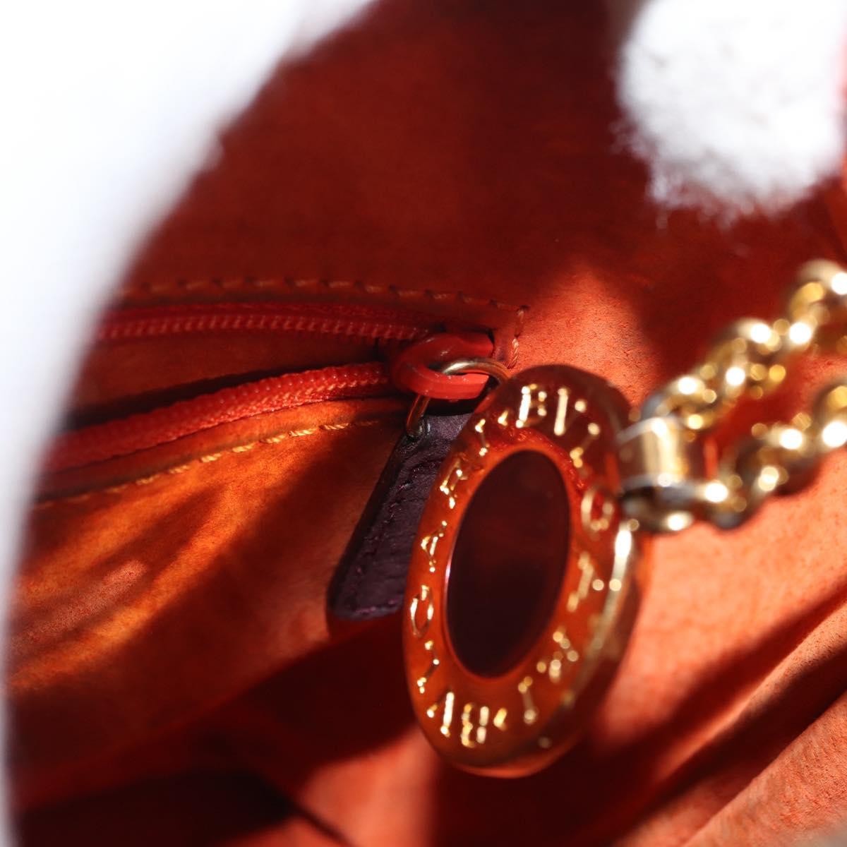 Bvlgari Medallion Frame Shoulder Bag Leather