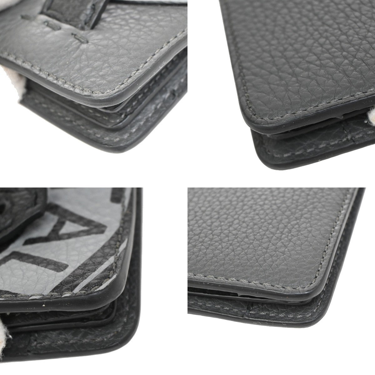 Fendi logo zip pouch FF Printed Leathear