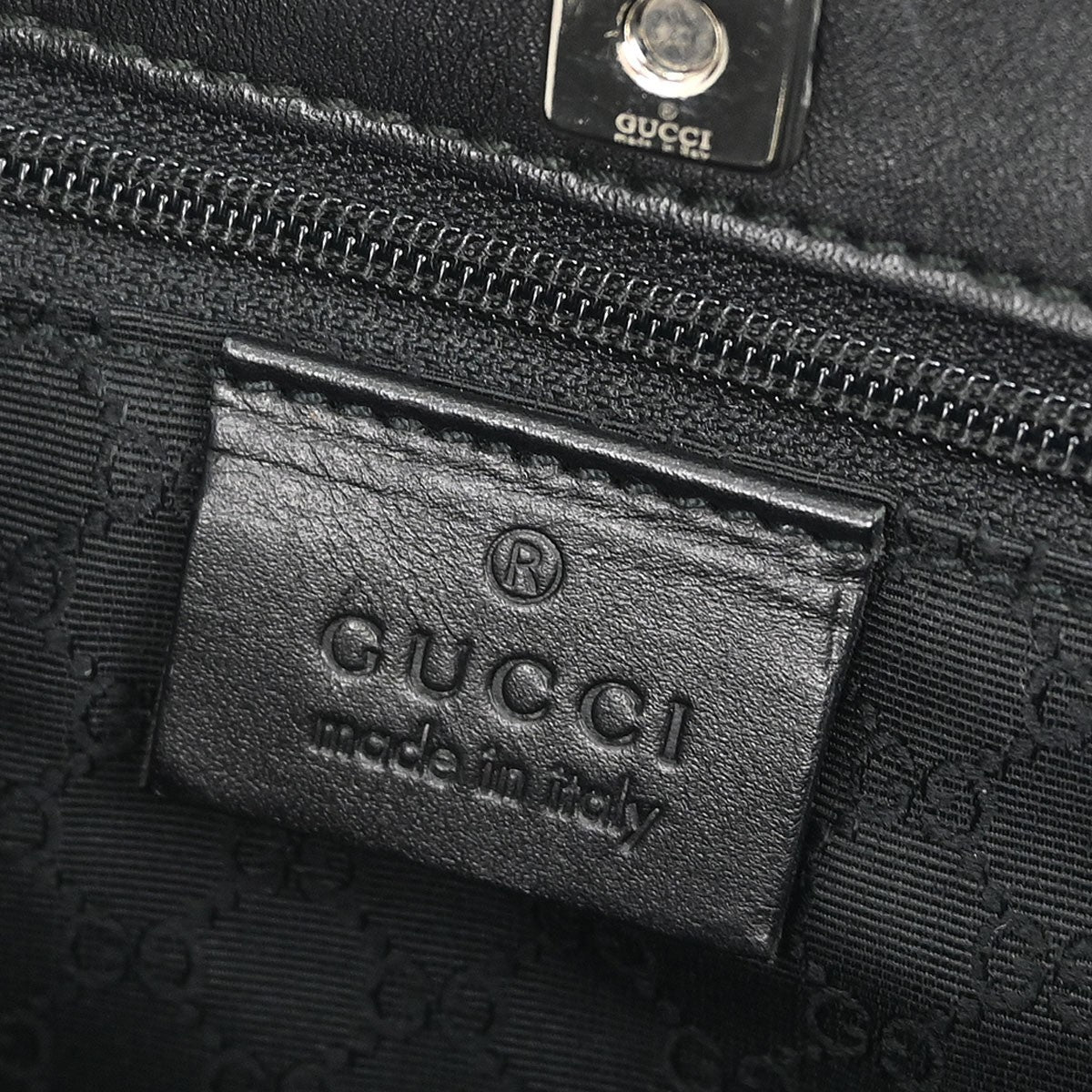 Gucci Web Handbag Leather wih Canvas