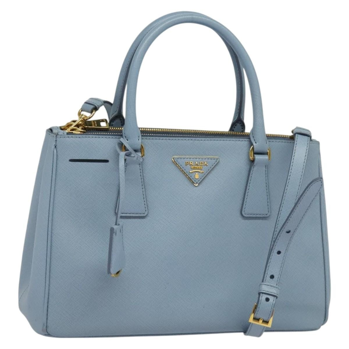 Prada Double Zip Lux Tote Saffiano Leather