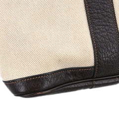 Hermes Garden Party Tote Canvas and Leather