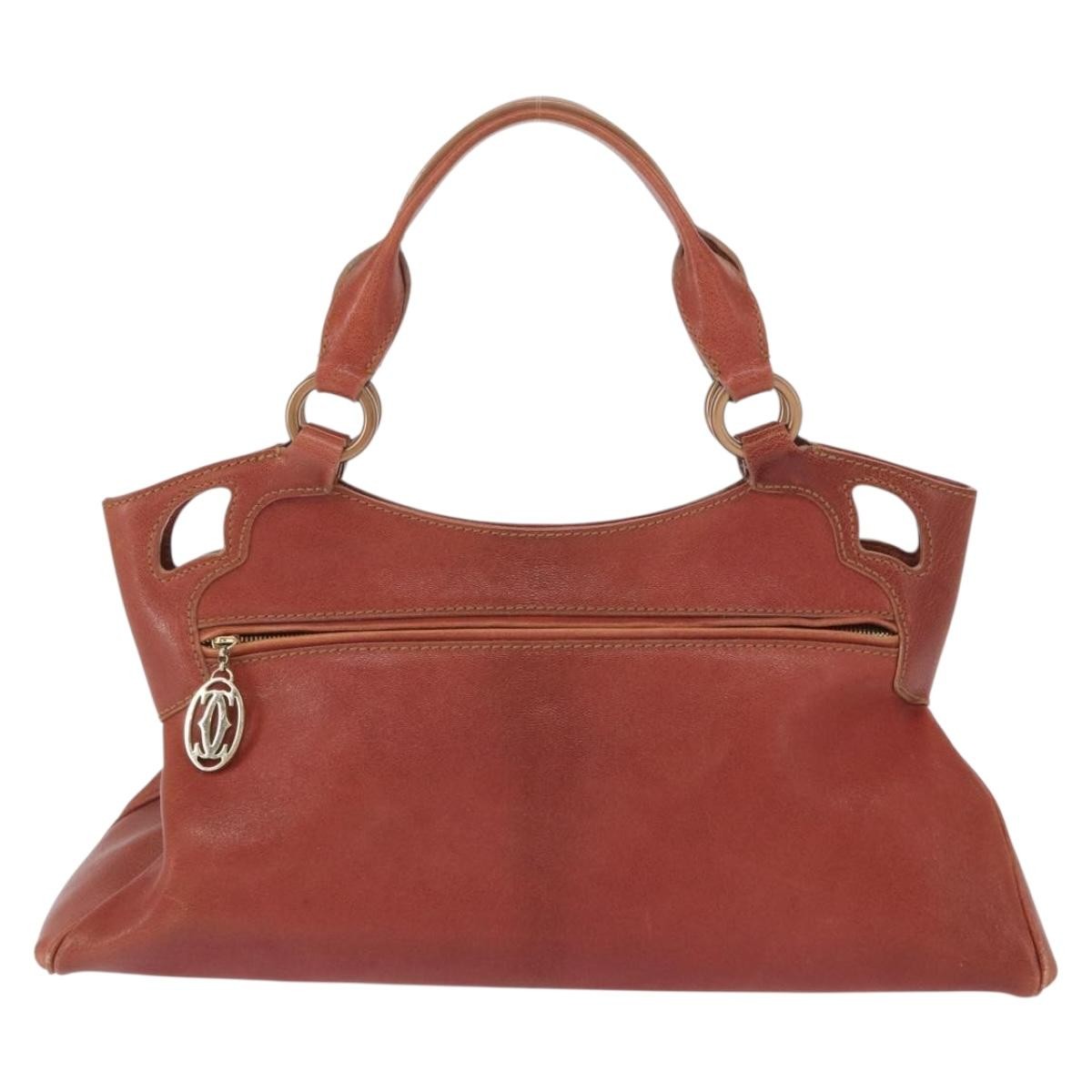 cartier Marcello Handbag Leather