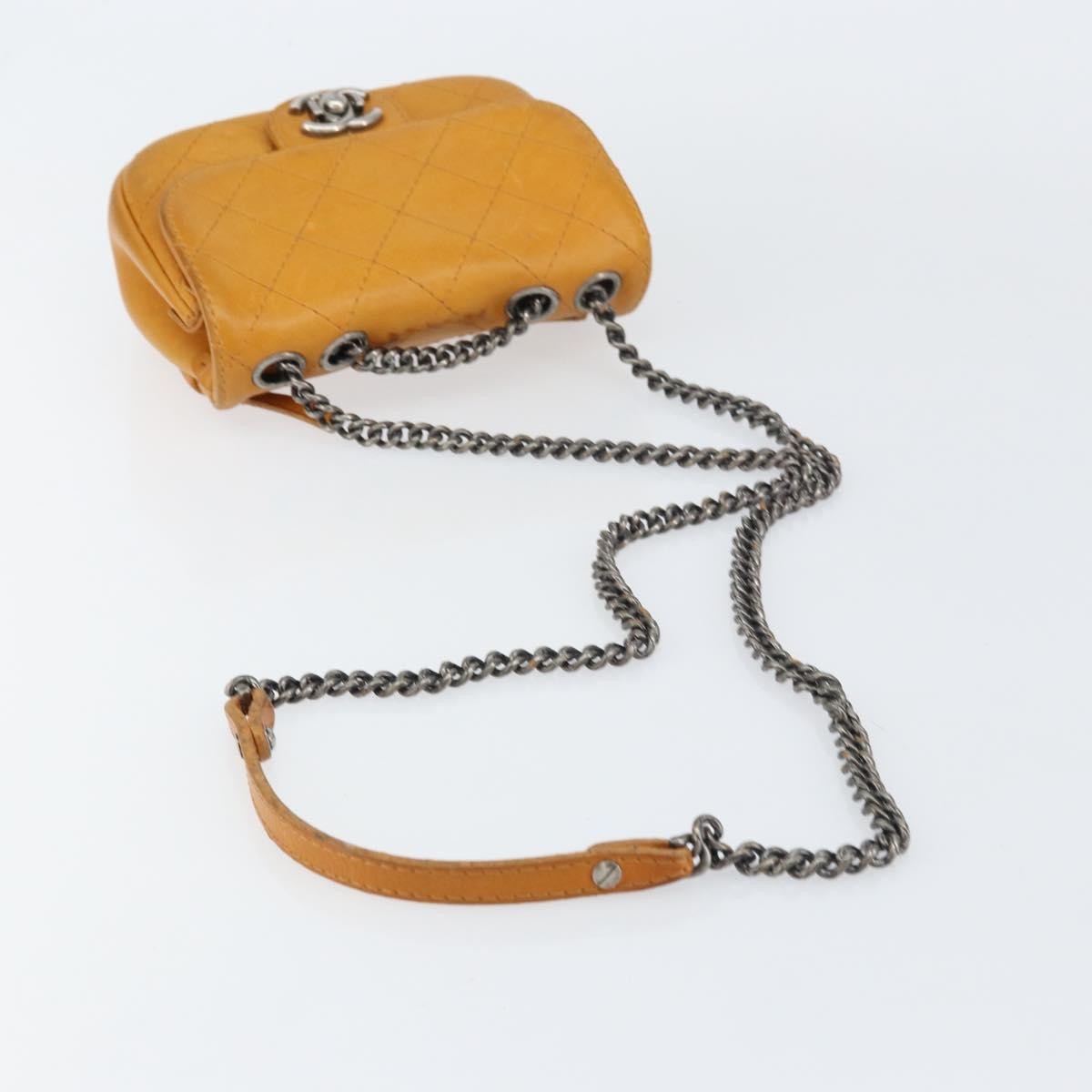 Chanel Chain Flap Bag Quilted Leather