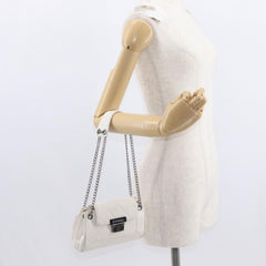 Chanel Accordion Push Lock Flap Bag Quilted Caviar