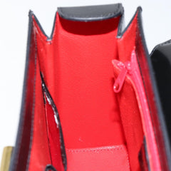 Celine Vintage Convertible Turnlock Top Handle Bag Leather