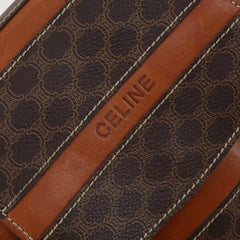 Celine Vintage Macadam Backpack Canvas and Leather