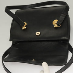 Versace Vintage Flap Shoulder Bag Leather