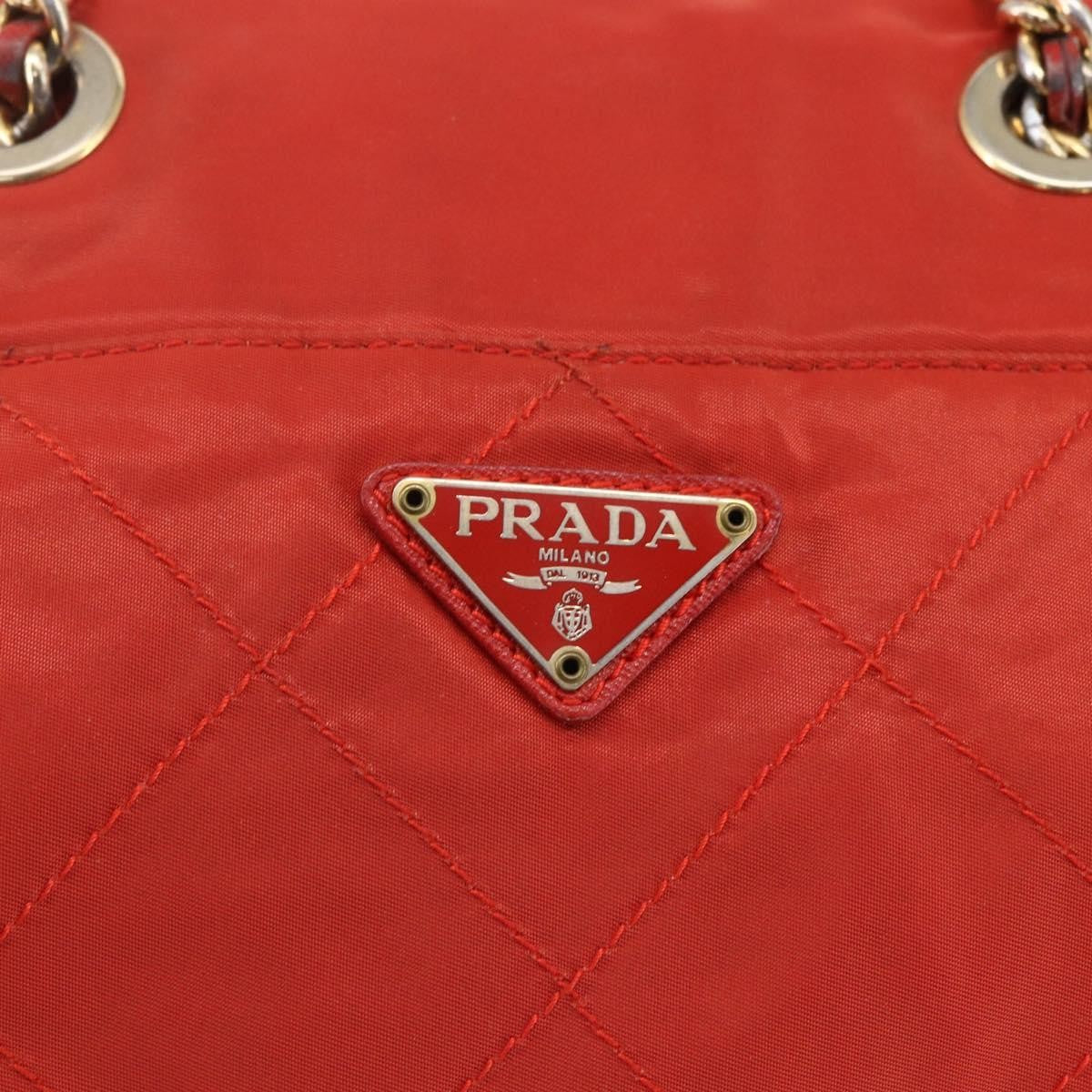 Prada Chain Shoulder Bag Tessuto