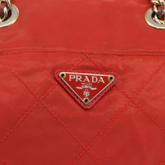 Prada Chain Shoulder Bag Tessuto