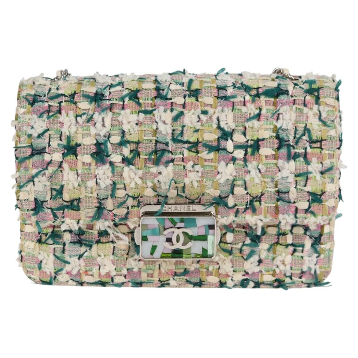 Chanel Beauty Lock Flap Bag Quilted Tweed