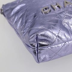 Chanel 22 Chain Hobo Quilted Calfskin