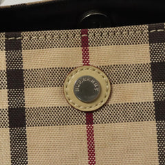 Burberry Nova Check Tote canvas check pattern