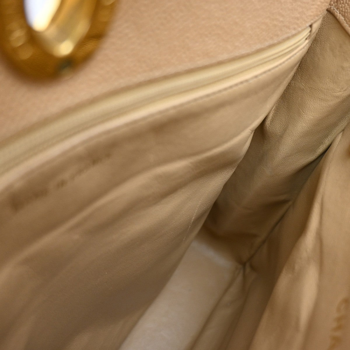 Chanel Vintage CC Lock Pocket Tote Quilted Caviar